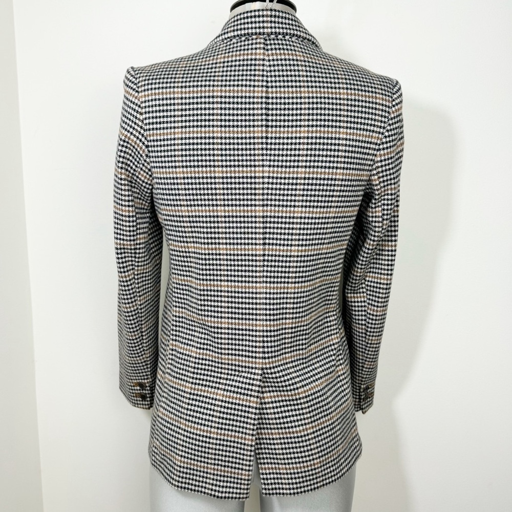 Old Navy Oversized Patterned Blazer Houndstooth Plaid Size XS Extra Small - Picture 5 of 9